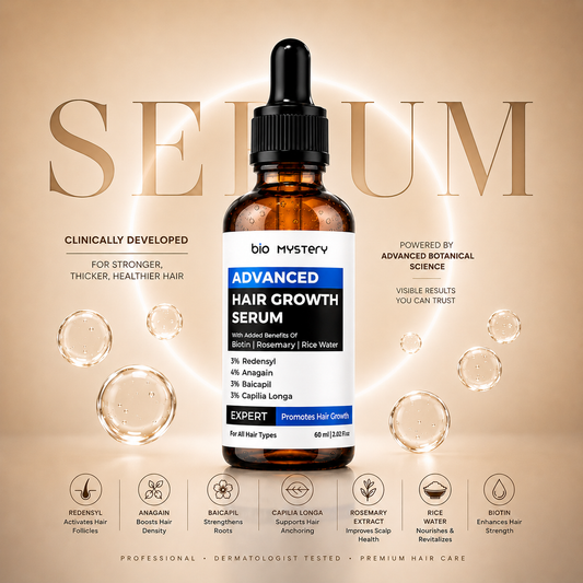 Advanced Hair Growth Serum & Derma Roller