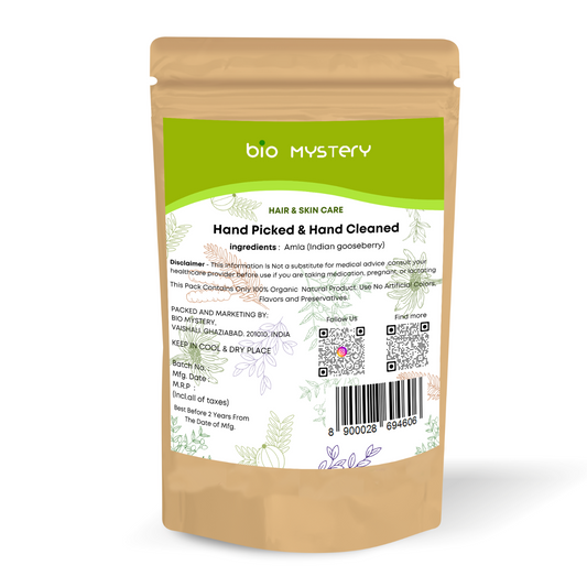 Amla Powder | Indian Gooseberry for Hair Growth β 100g | Natural Scalp Cleanser, Strengthens Roots & Promotes Hair Volume