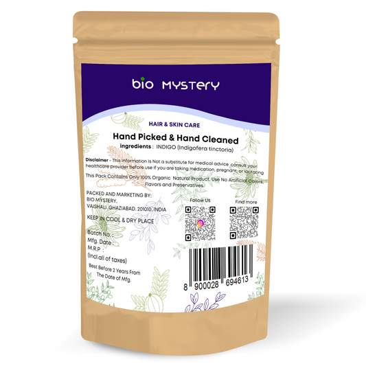 Indigo Powder | 100% Pure Indigofera Tinctoria for Natural Hair Coloring & Care β 227g