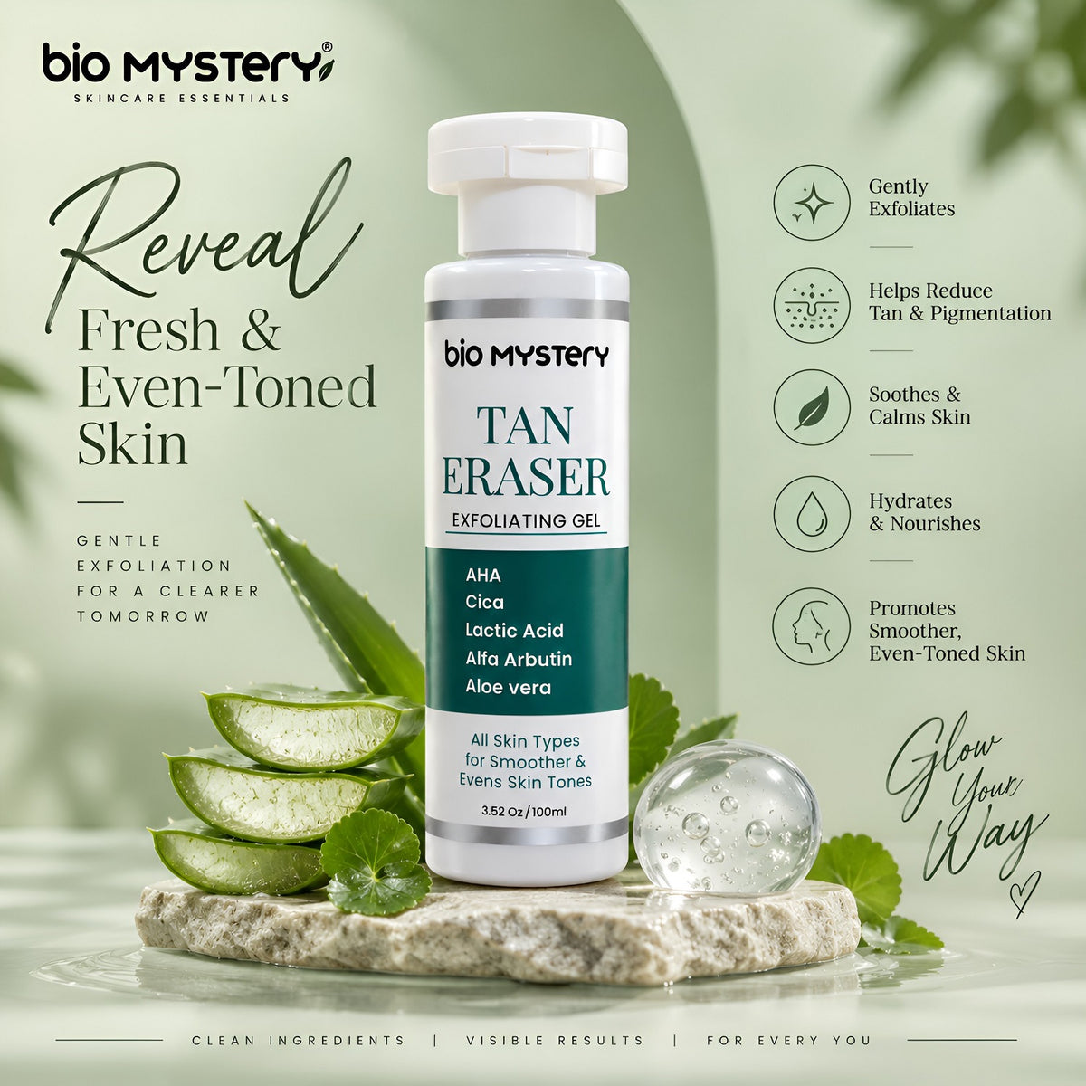 Tan Eraser Exfoliating Gel