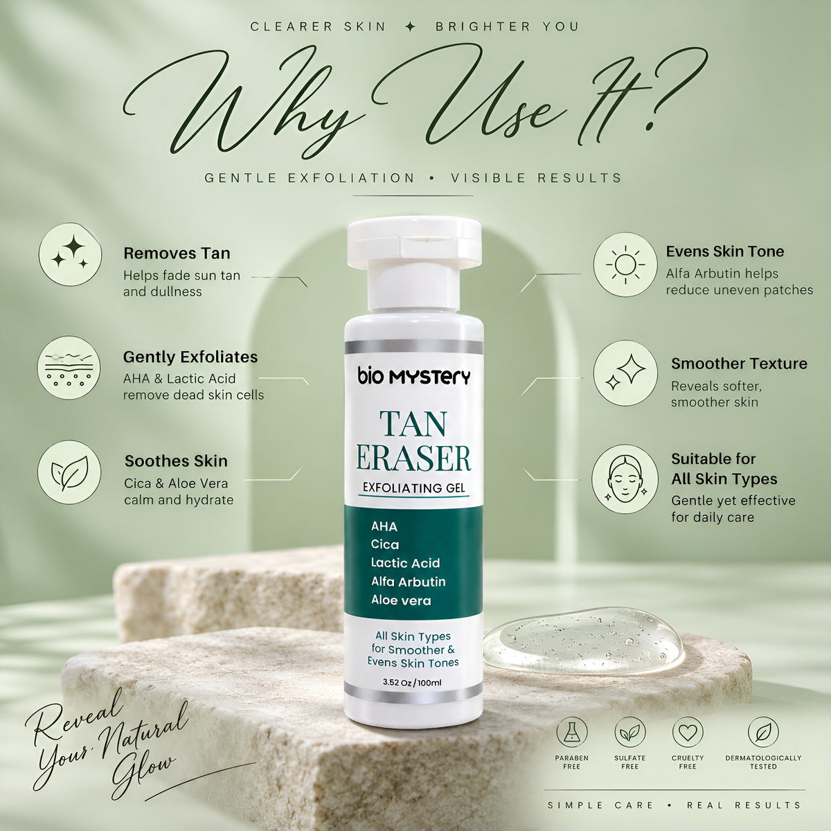 Tan Eraser Exfoliating Gel